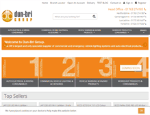 Tablet Screenshot of dun-bri.com